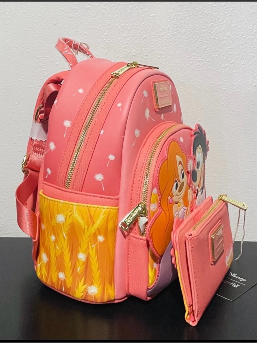Loungefly  Max & Roxie Backpack with Matching Wallet - Picture 3 of 8